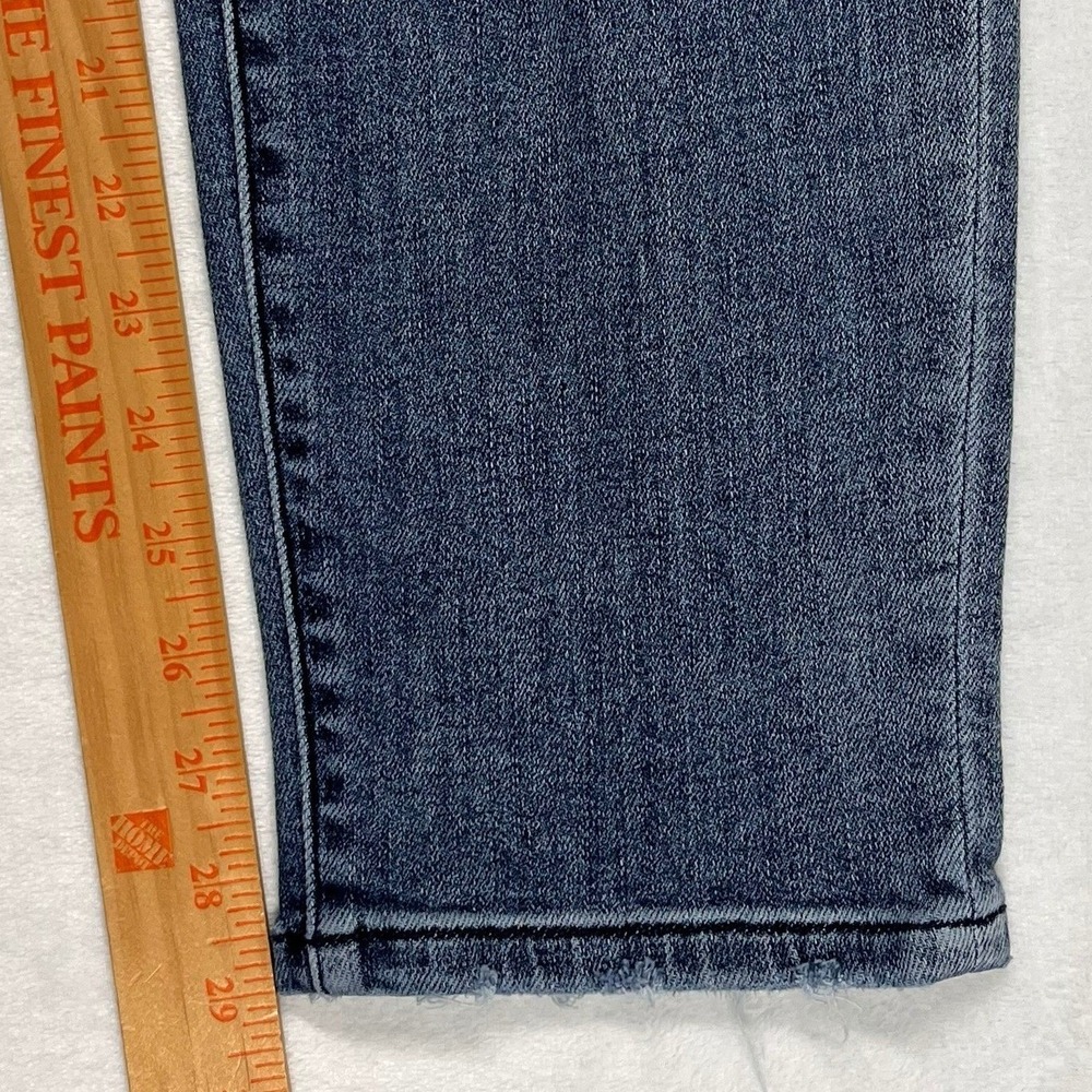 Judy Blue Boyfriend Jeans Womens 9/29 (Fits 30x29) Blue Distressed Relaxed - Picture 11 of 16
